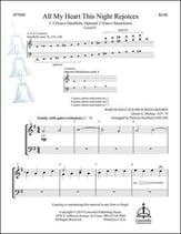 All My Heart This Night Rejoices Handbell sheet music cover